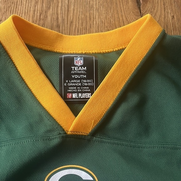 Aaron Rodgers Green Bay Packers youth XL jersey - Picture 3 of 5